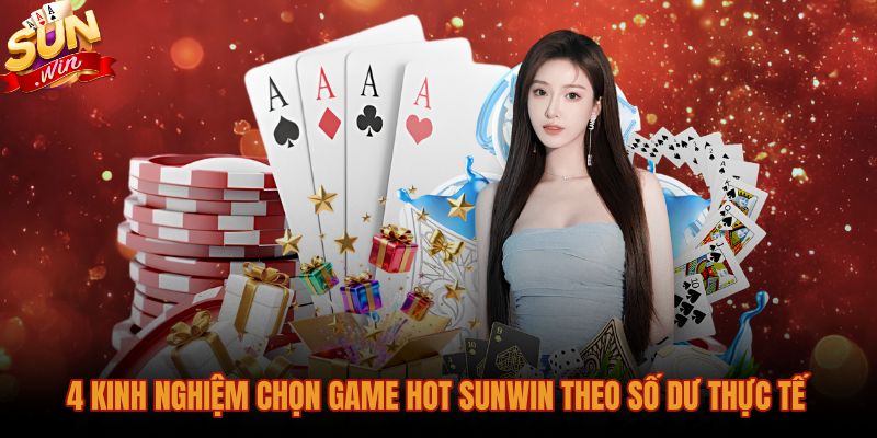 Kinh nghiệm quản lý tiền cược khi chơi Game hot Sunwin